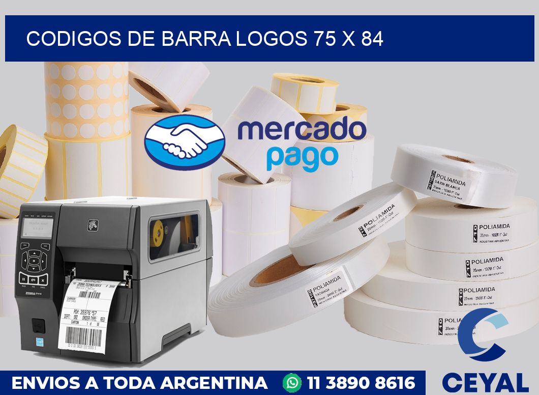 Codigos de barra logos 75 x 84