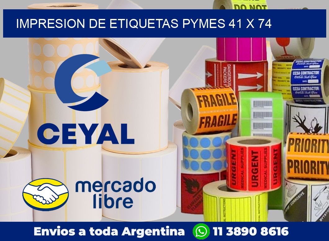 Impresion de etiquetas pymes 41 x 74