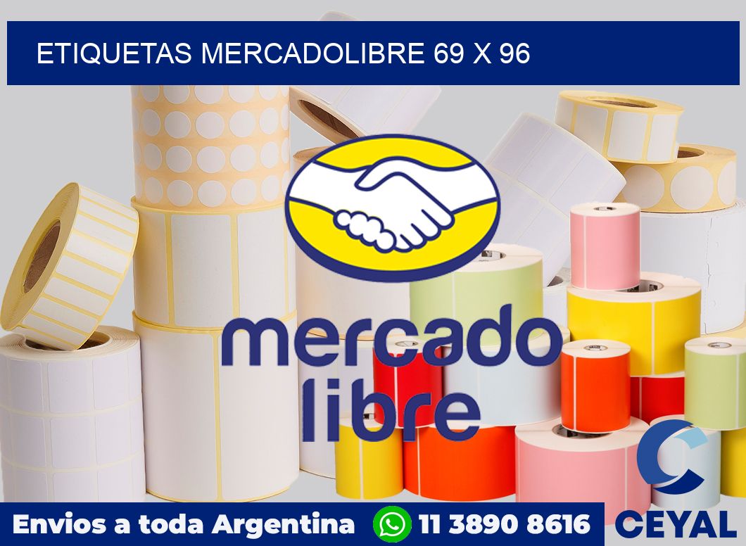 etiquetas mercadolibre 69 x 96