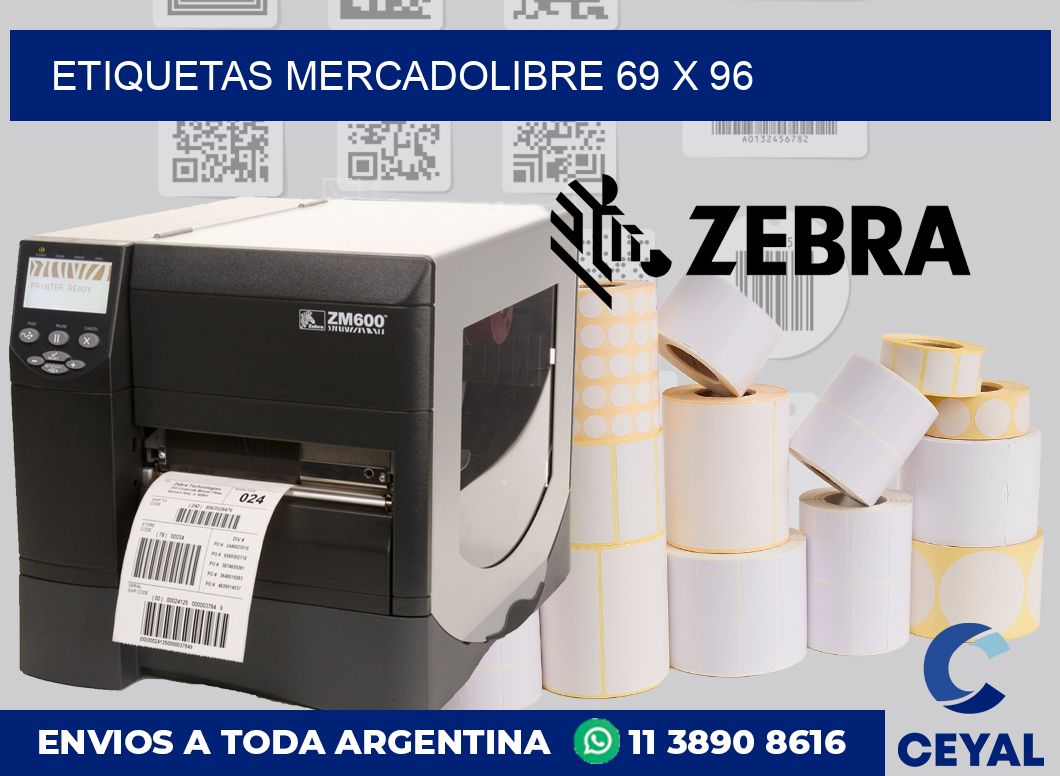 etiquetas mercadolibre 69 x 96