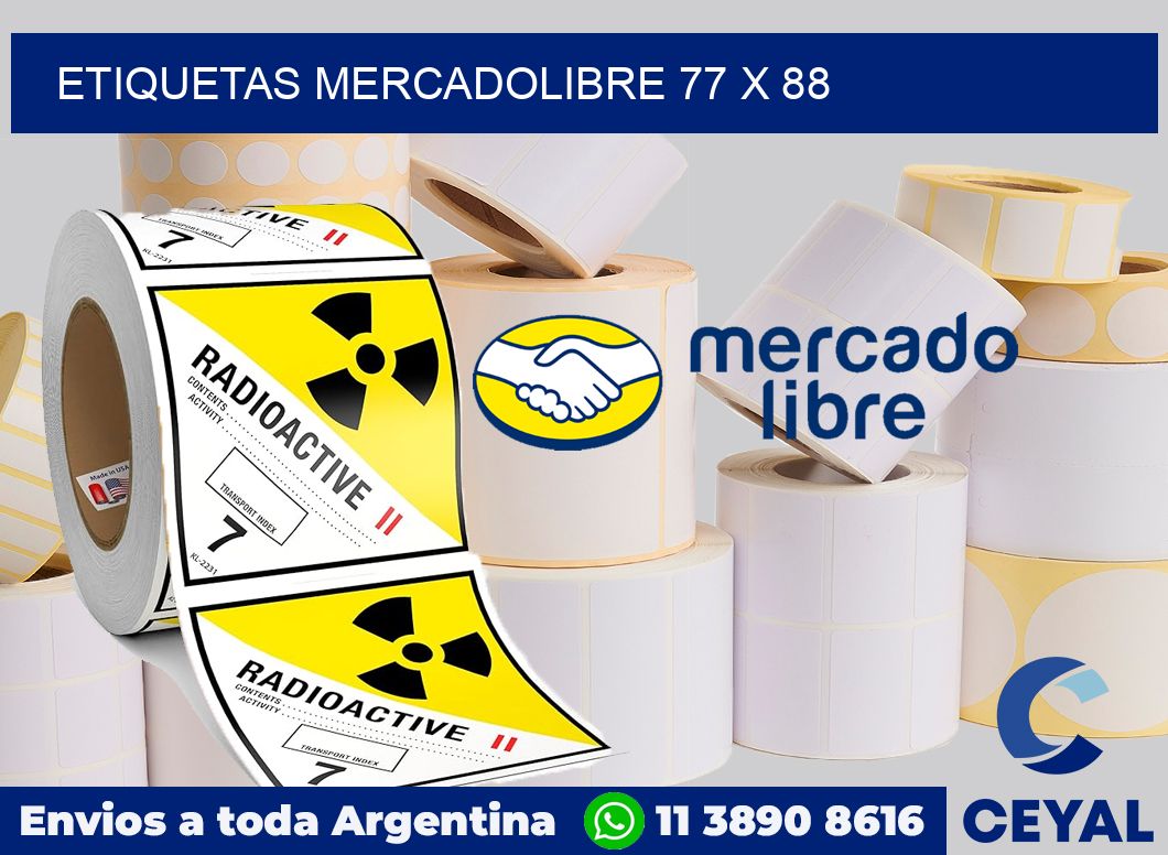 etiquetas mercadolibre 77 x 88