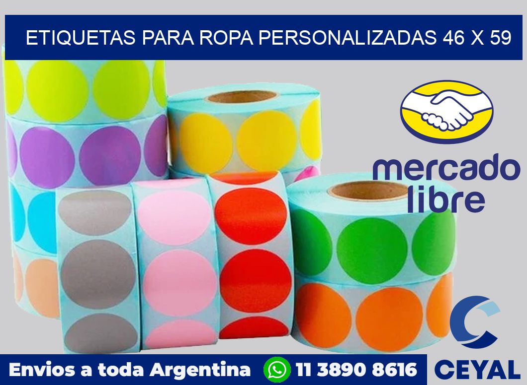 etiquetas para ropa personalizadas 46 x 59