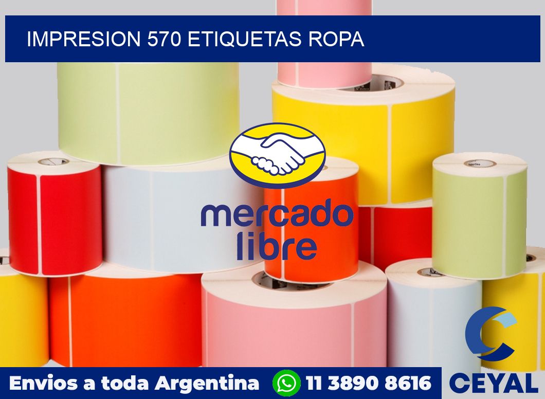 impresion 570 etiquetas ropa