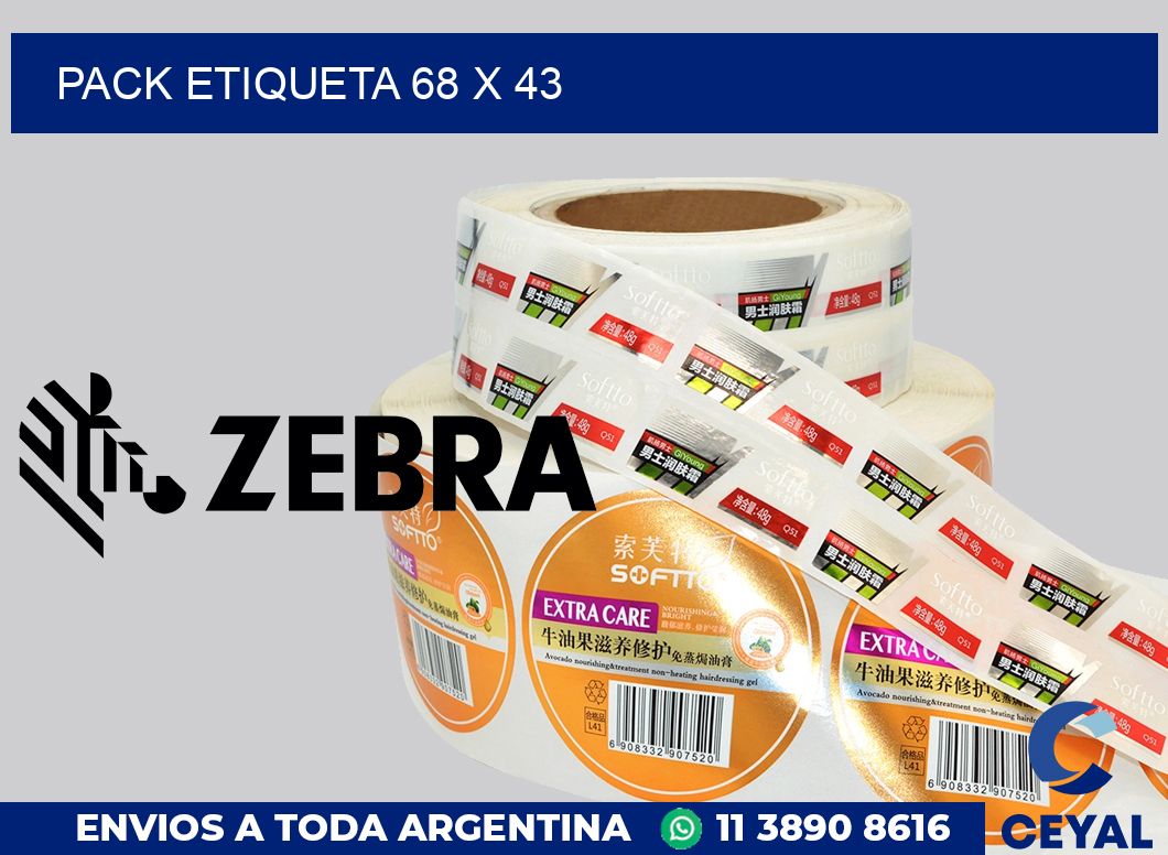 pack etiqueta 68 x 43