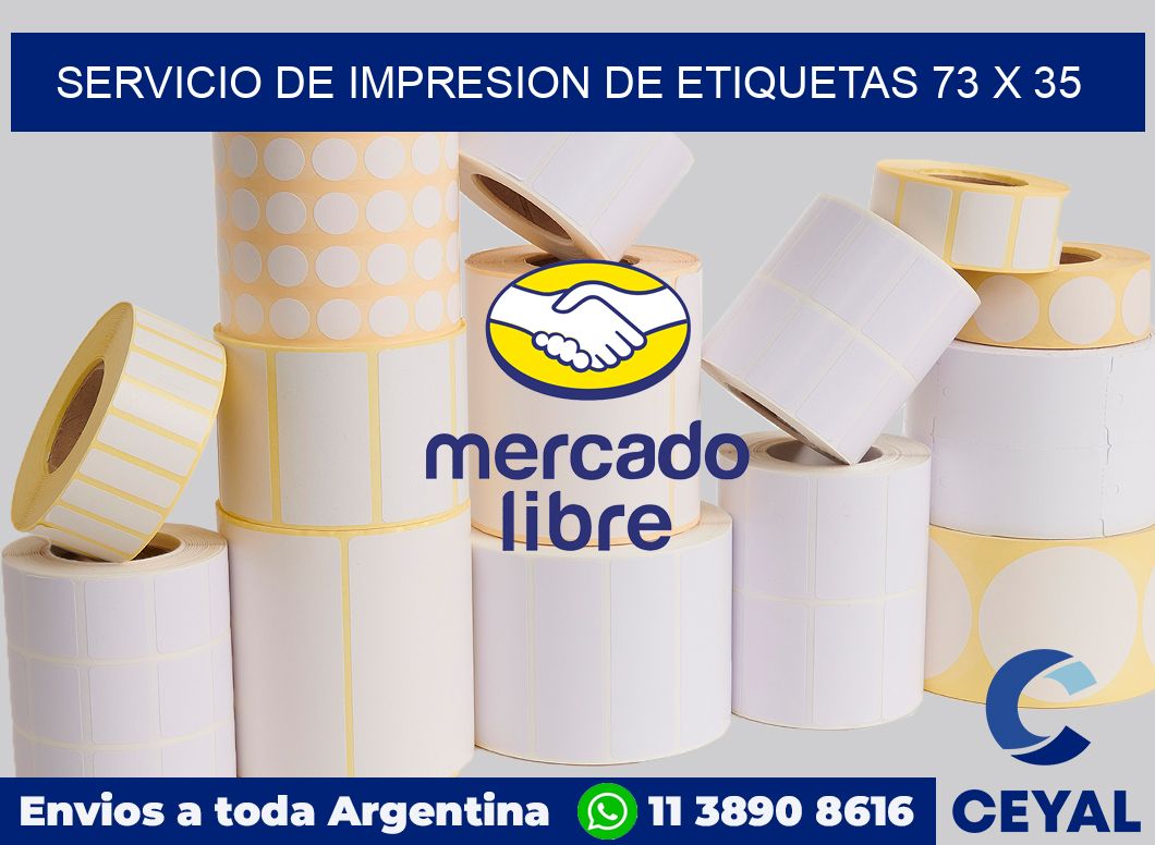 servicio de impresion de etiquetas 73 x 35