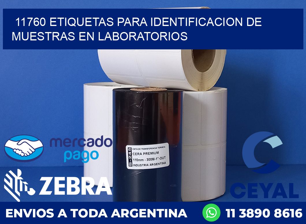 11760 ETIQUETAS PARA IDENTIFICACION DE MUESTRAS EN LABORATORIOS