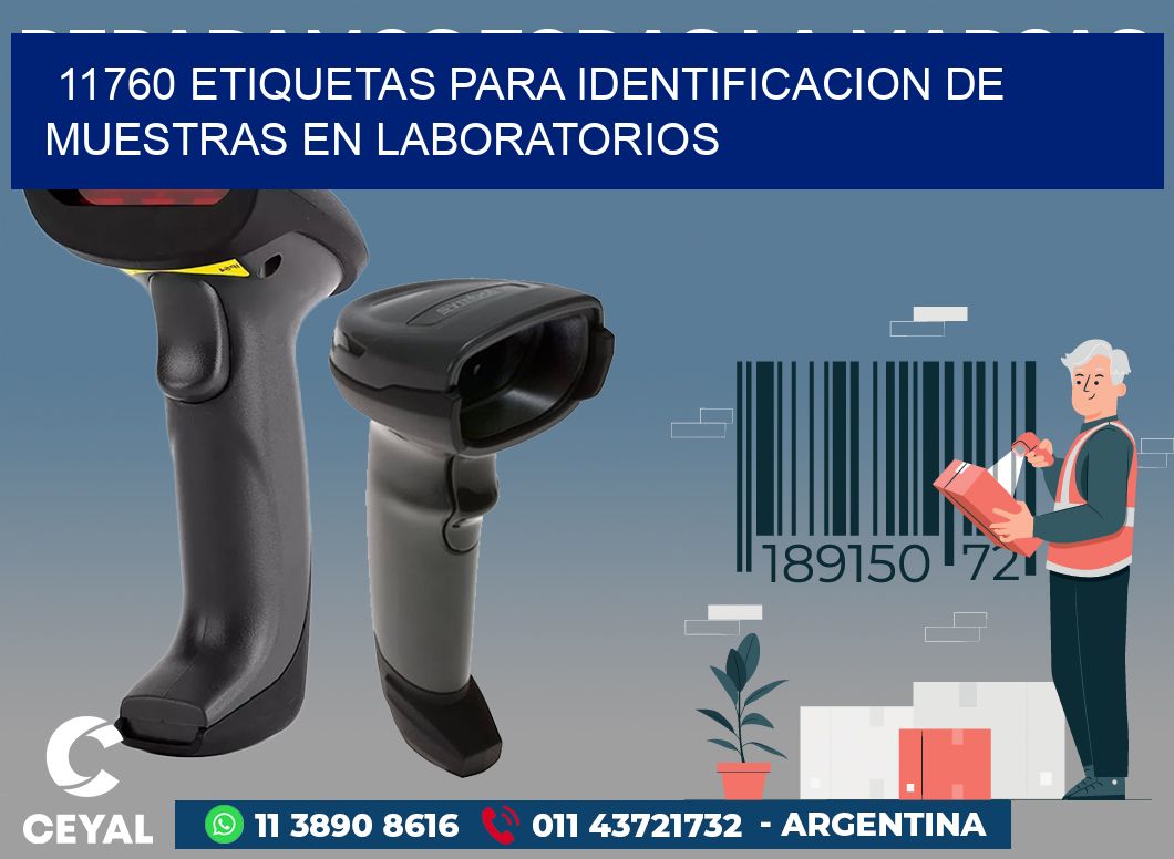 11760 ETIQUETAS PARA IDENTIFICACION DE MUESTRAS EN LABORATORIOS