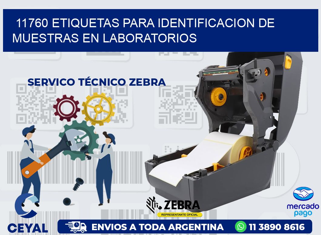 11760 ETIQUETAS PARA IDENTIFICACION DE MUESTRAS EN LABORATORIOS