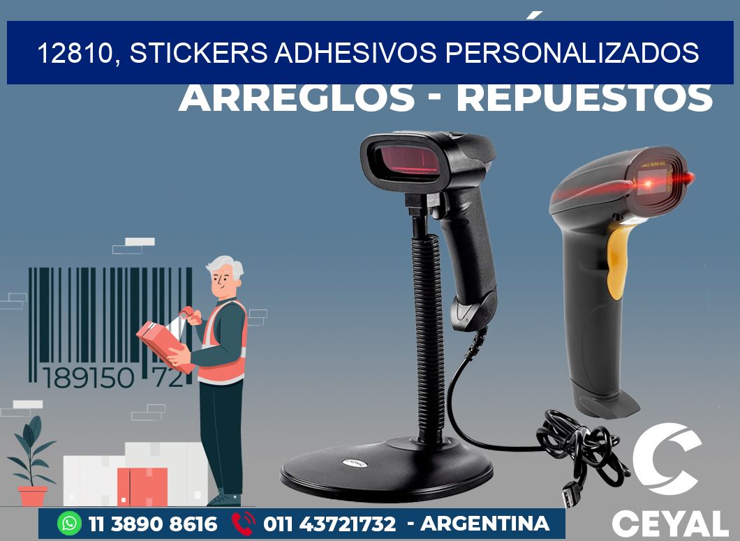 12810, stickers adhesivos personalizados