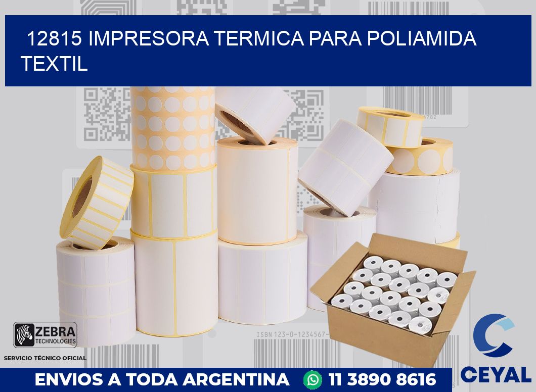 12815 IMPRESORA TERMICA PARA POLIAMIDA TEXTIL