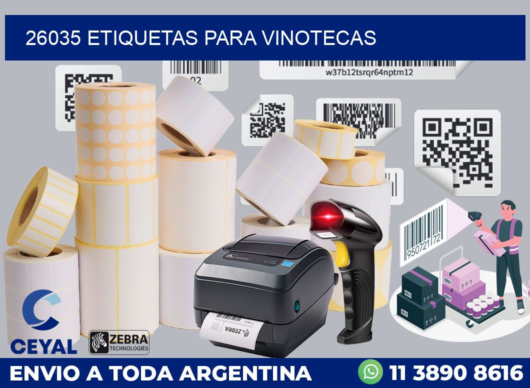 26035 ETIQUETAS PARA VINOTECAS