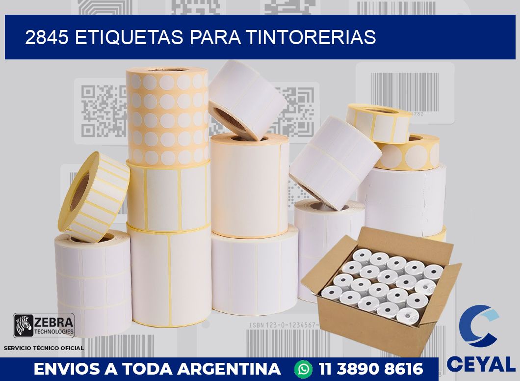 2845 ETIQUETAS PARA TINTORERIAS