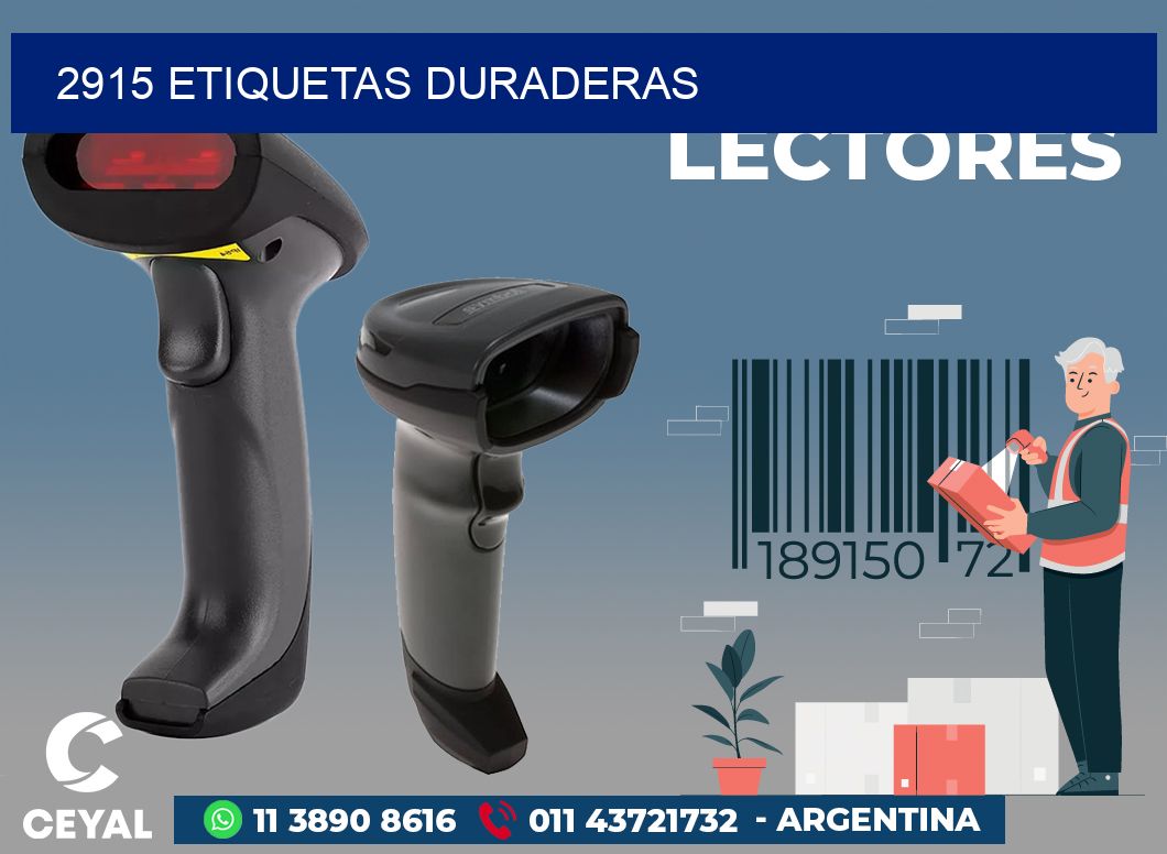 2915 ETIQUETAS DURADERAS