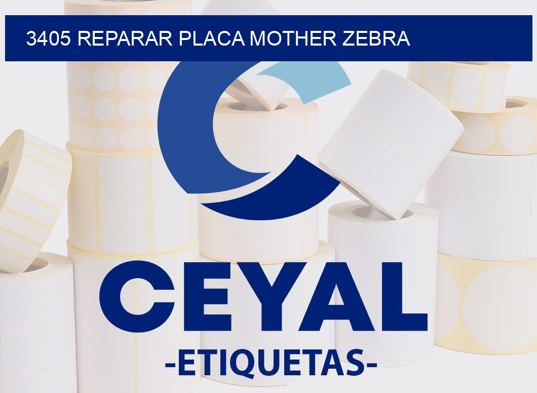 3405 REPARAR PLACA MOTHER ZEBRA