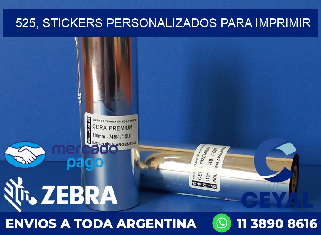 525, stickers personalizados para imprimir