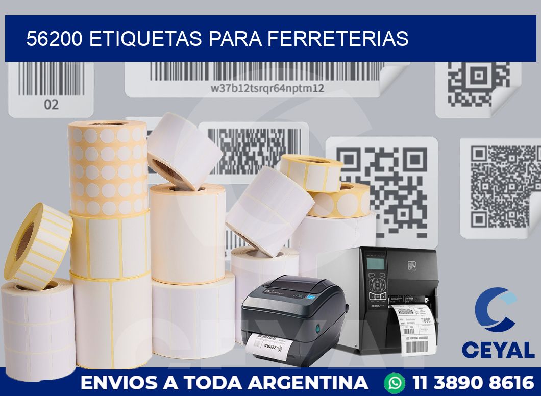 56200 ETIQUETAS PARA FERRETERIAS