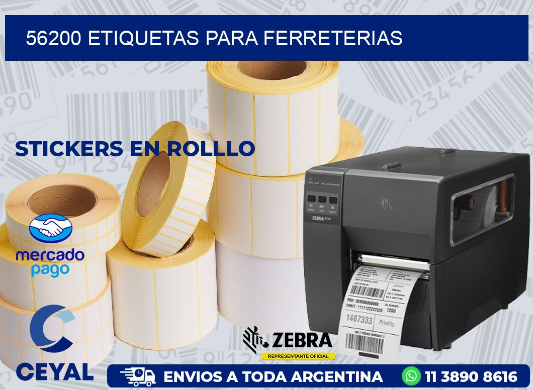 56200 ETIQUETAS PARA FERRETERIAS