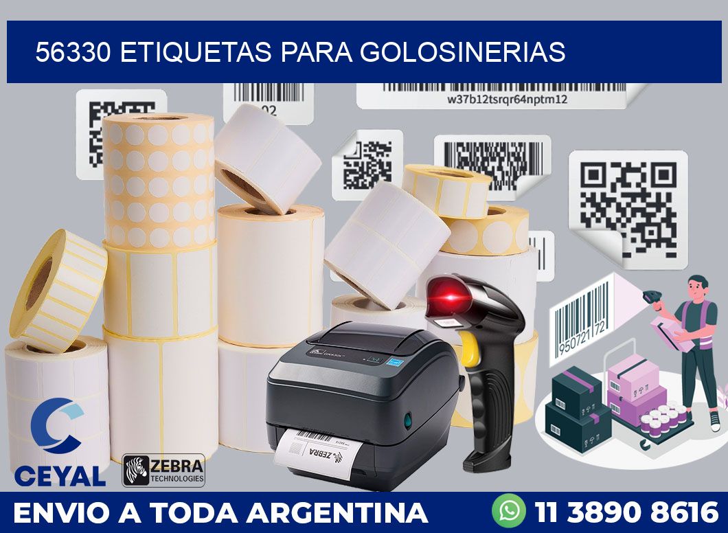 56330 ETIQUETAS PARA GOLOSINERIAS