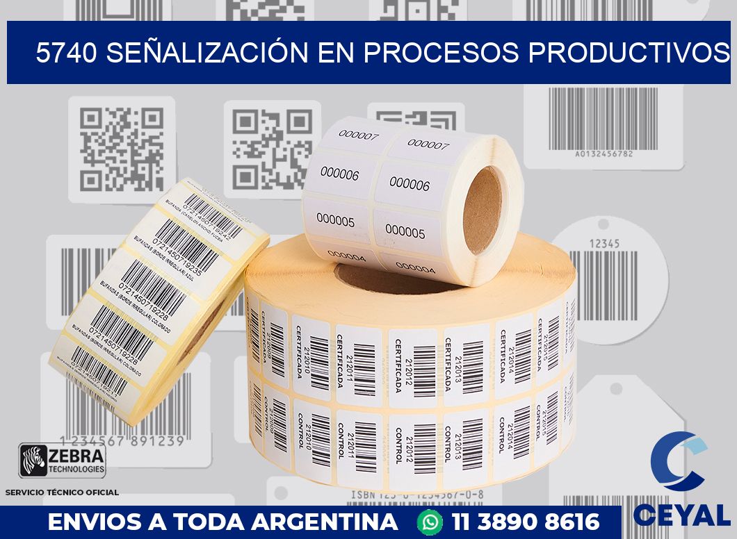 5740 SEÑALIZACIÓN EN PROCESOS PRODUCTIVOS