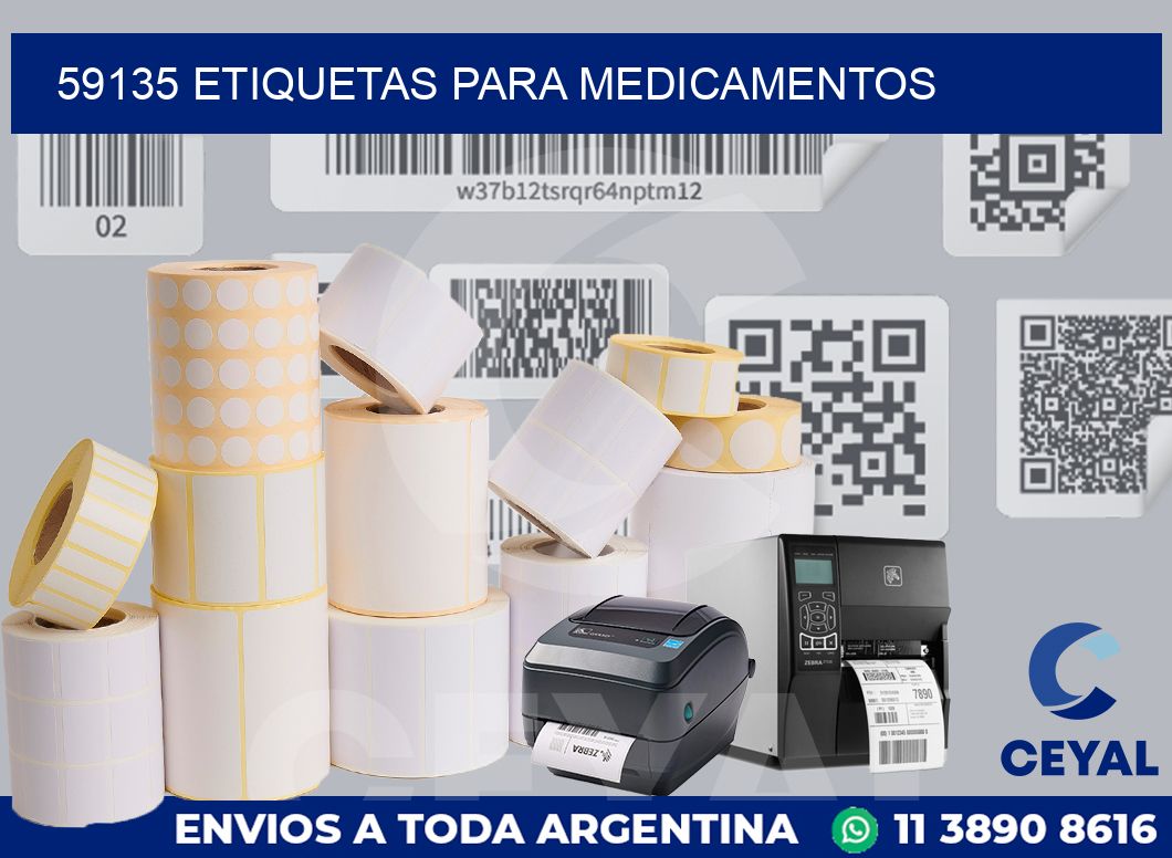 59135 ETIQUETAS PARA MEDICAMENTOS