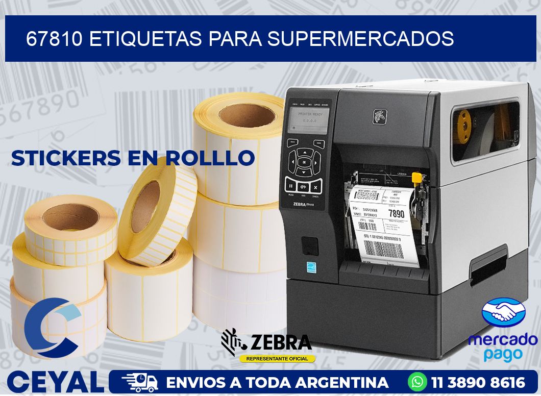 67810 ETIQUETAS PARA SUPERMERCADOS