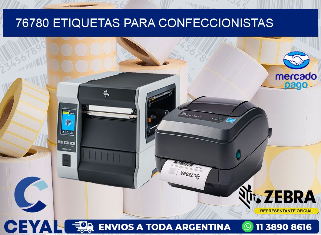 76780 ETIQUETAS PARA CONFECCIONISTAS