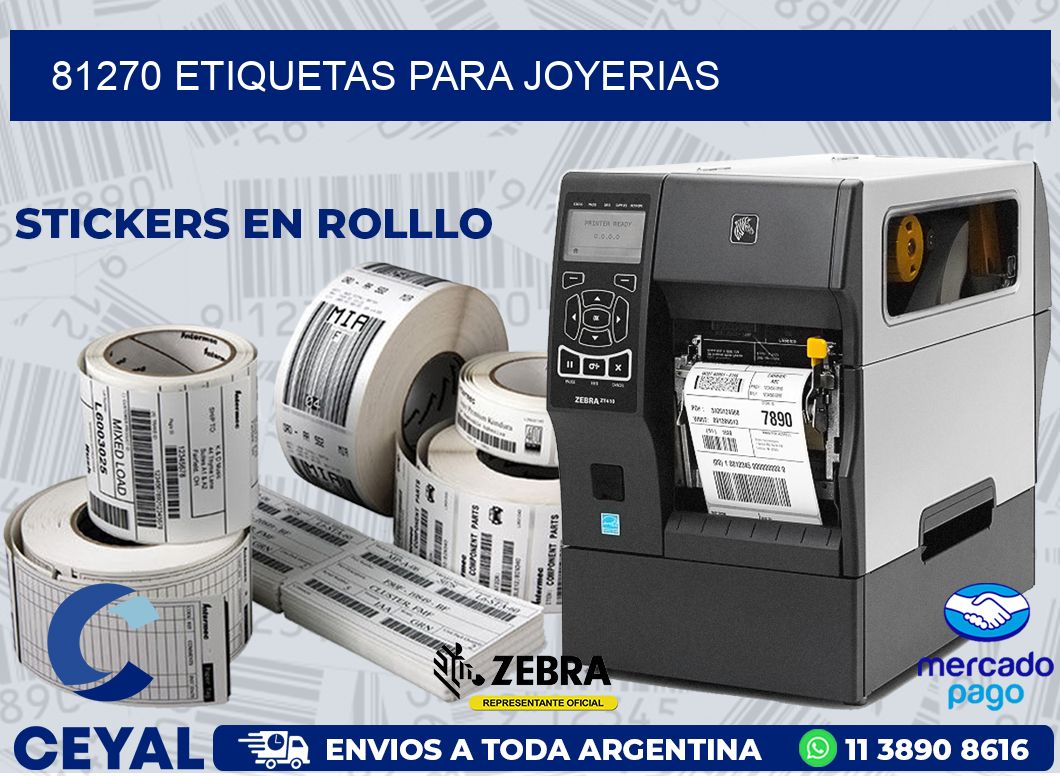 81270 ETIQUETAS PARA JOYERIAS