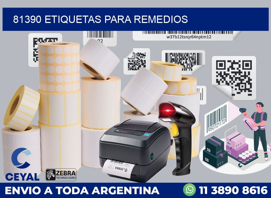 81390 ETIQUETAS PARA REMEDIOS