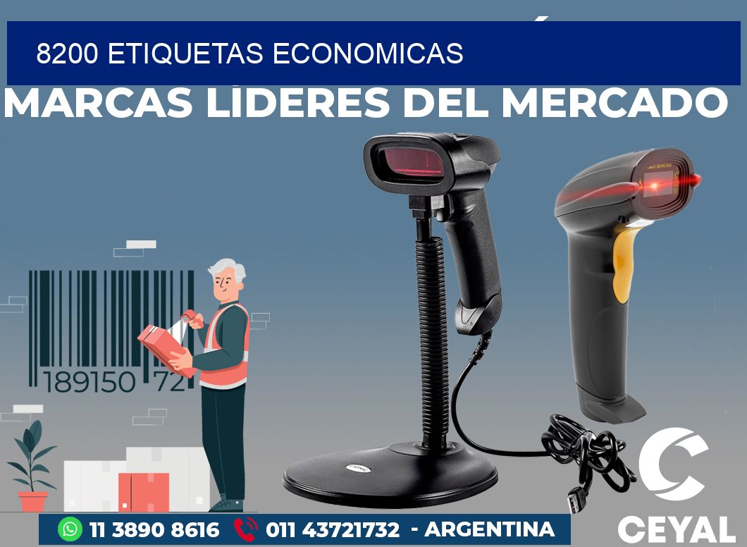 8200 ETIQUETAS ECONOMICAS