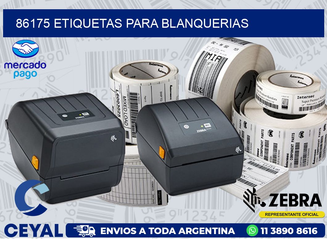 86175 ETIQUETAS PARA BLANQUERIAS