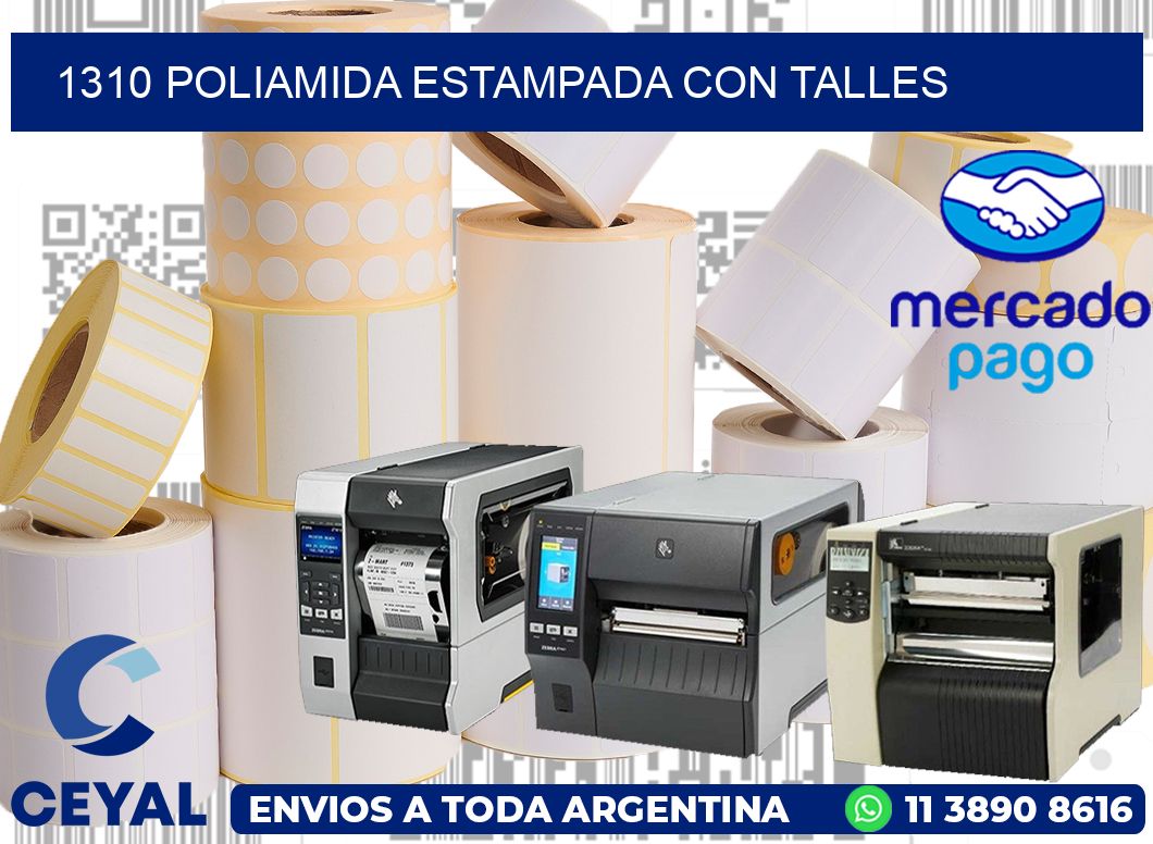 1310 POLIAMIDA ESTAMPADA CON TALLES