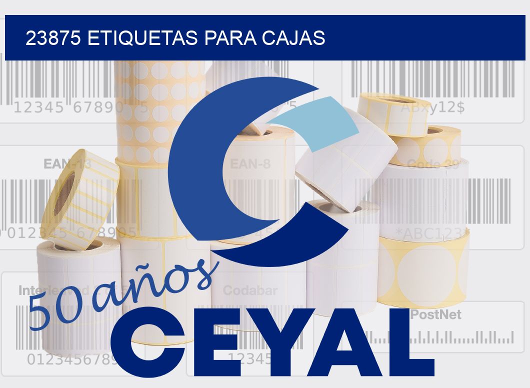 23875 ETIQUETAS PARA CAJAS