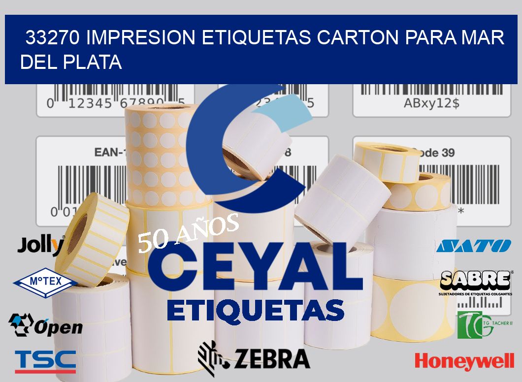 33270 IMPRESION ETIQUETAS CARTON PARA MAR DEL PLATA