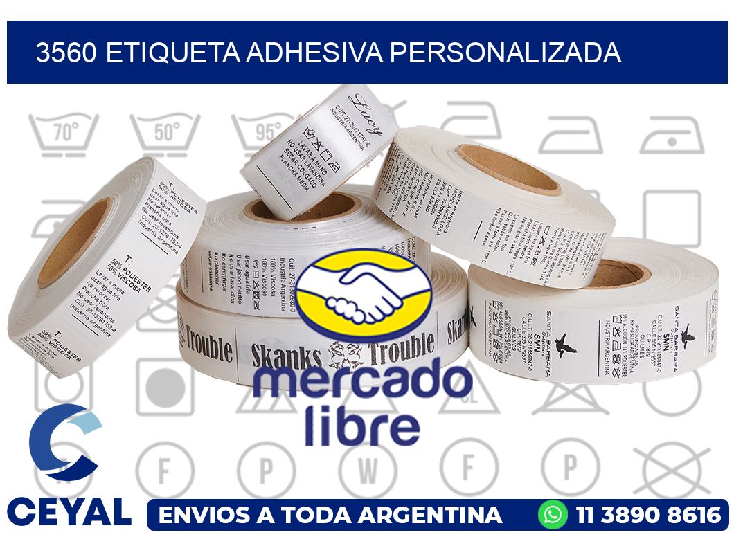 3560 ETIQUETA ADHESIVA PERSONALIZADA