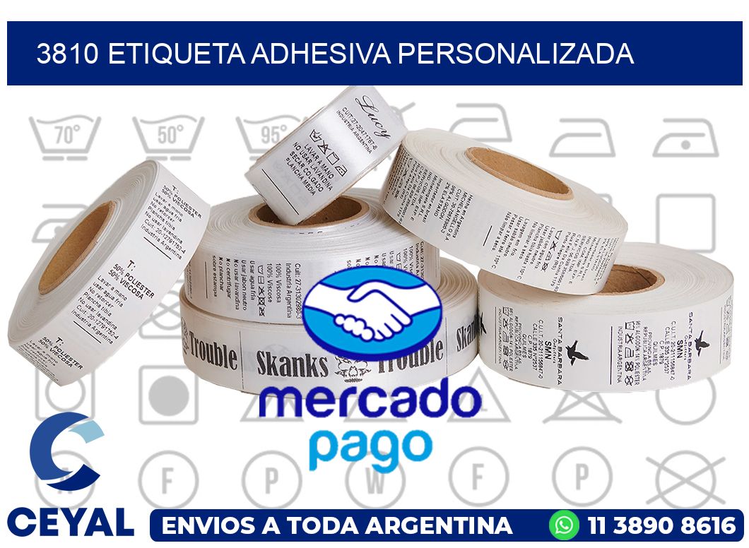 3810 ETIQUETA ADHESIVA PERSONALIZADA