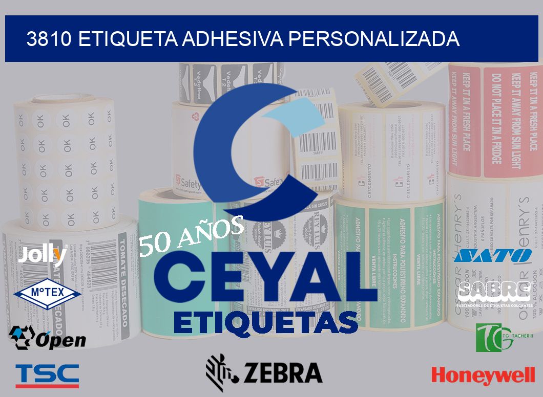 3810 ETIQUETA ADHESIVA PERSONALIZADA