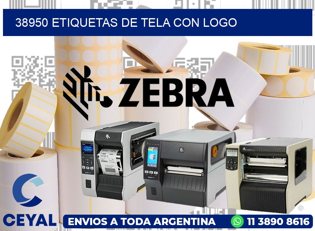 38950 ETIQUETAS DE TELA CON LOGO