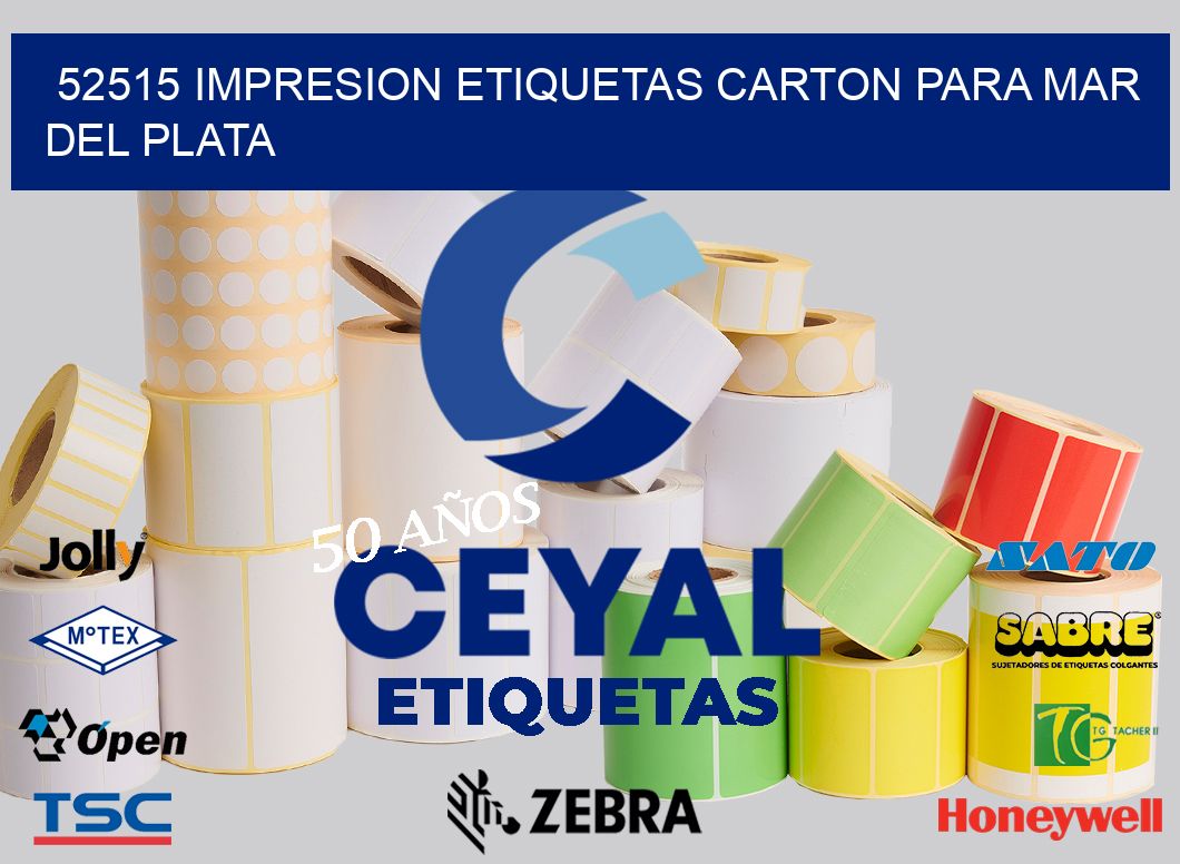 52515 IMPRESION ETIQUETAS CARTON PARA MAR DEL PLATA