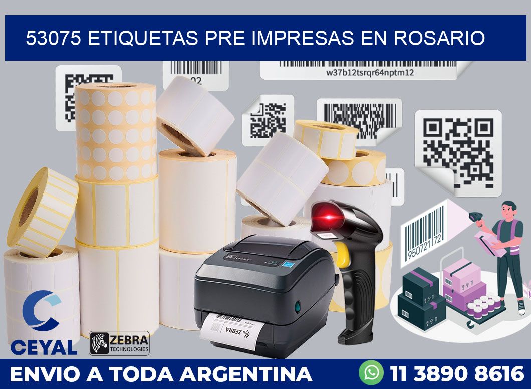 53075 ETIQUETAS PRE IMPRESAS EN ROSARIO