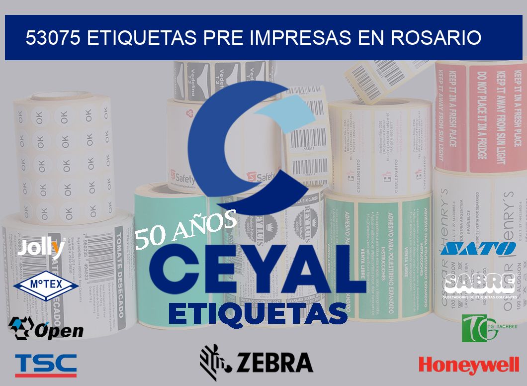 53075 ETIQUETAS PRE IMPRESAS EN ROSARIO