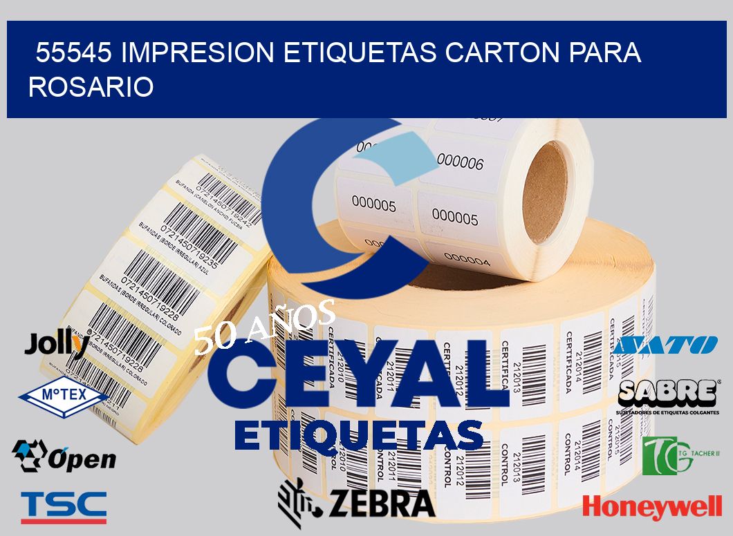 55545 IMPRESION ETIQUETAS CARTON PARA ROSARIO