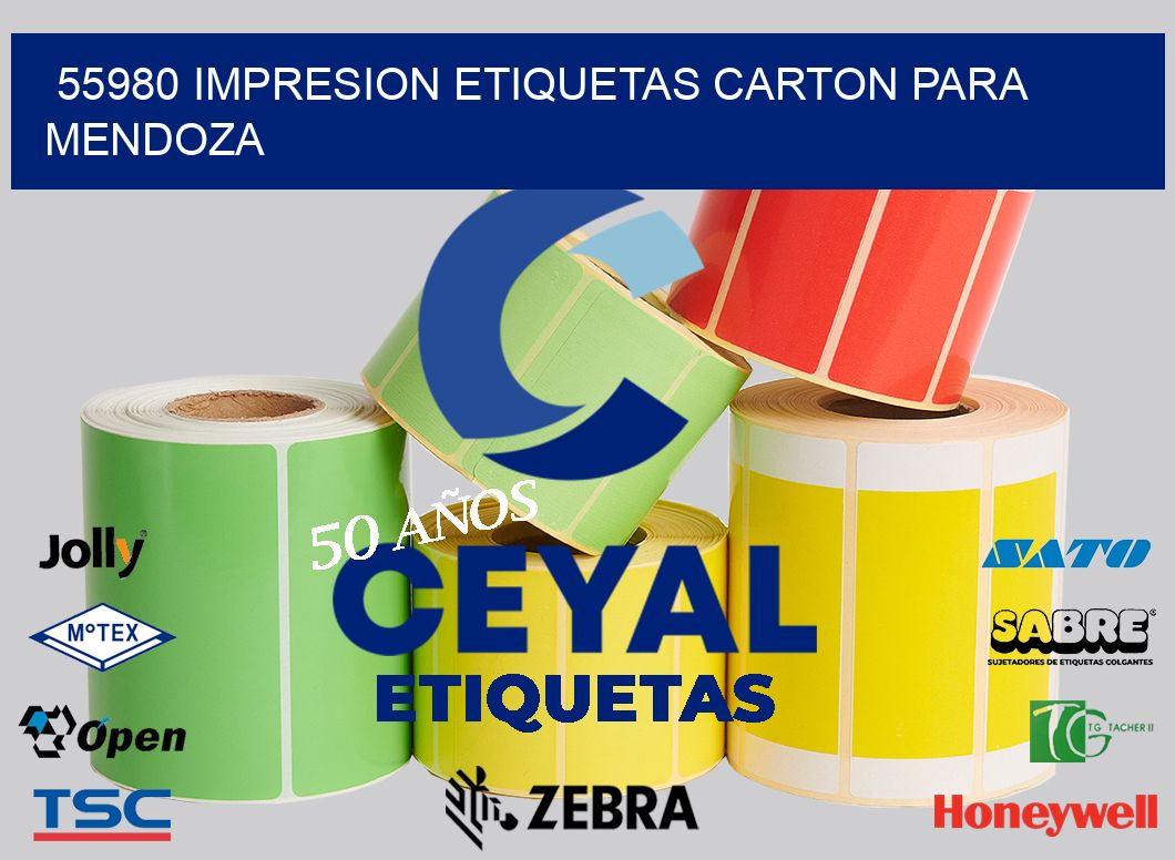 55980 IMPRESION ETIQUETAS CARTON PARA MENDOZA