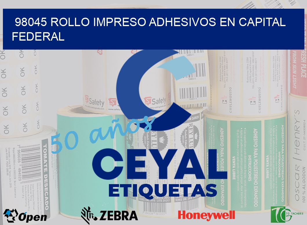 98045 ROLLO IMPRESO ADHESIVOS EN CAPITAL FEDERAL