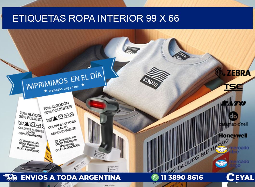 ETIQUETAS ROPA INTERIOR 99 x 66