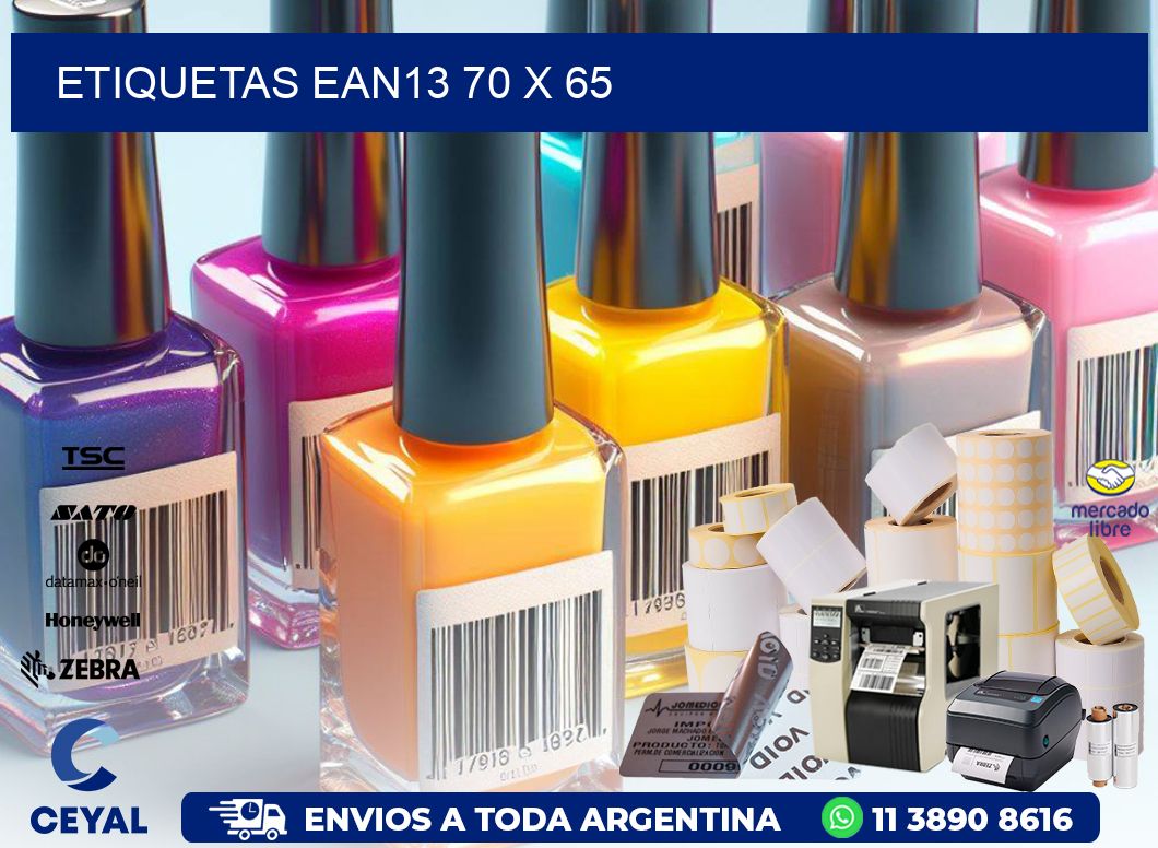 ETIQUETAS EAN13 70 x 65