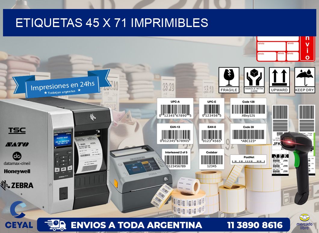 ETIQUETAS 45 x 71 IMPRIMIBLES