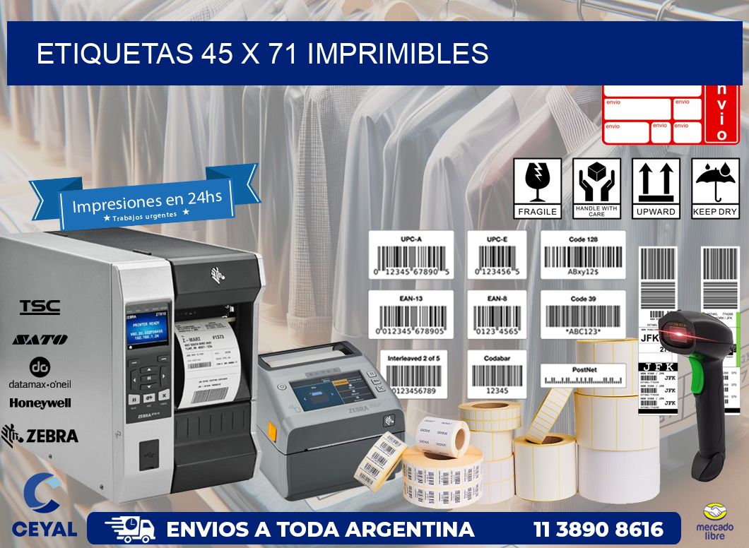 ETIQUETAS 45 x 71 IMPRIMIBLES