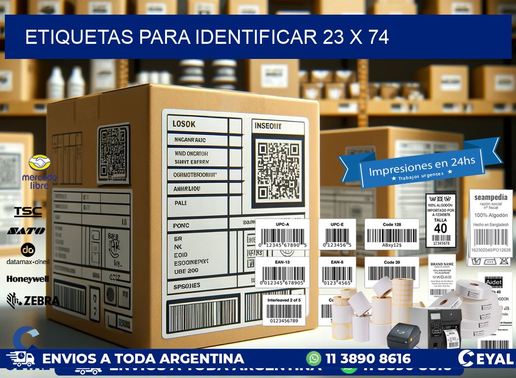 etiquetas para identificar 23 x 74