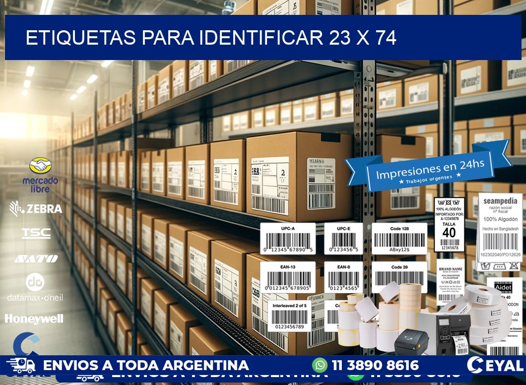 etiquetas para identificar 23 x 74