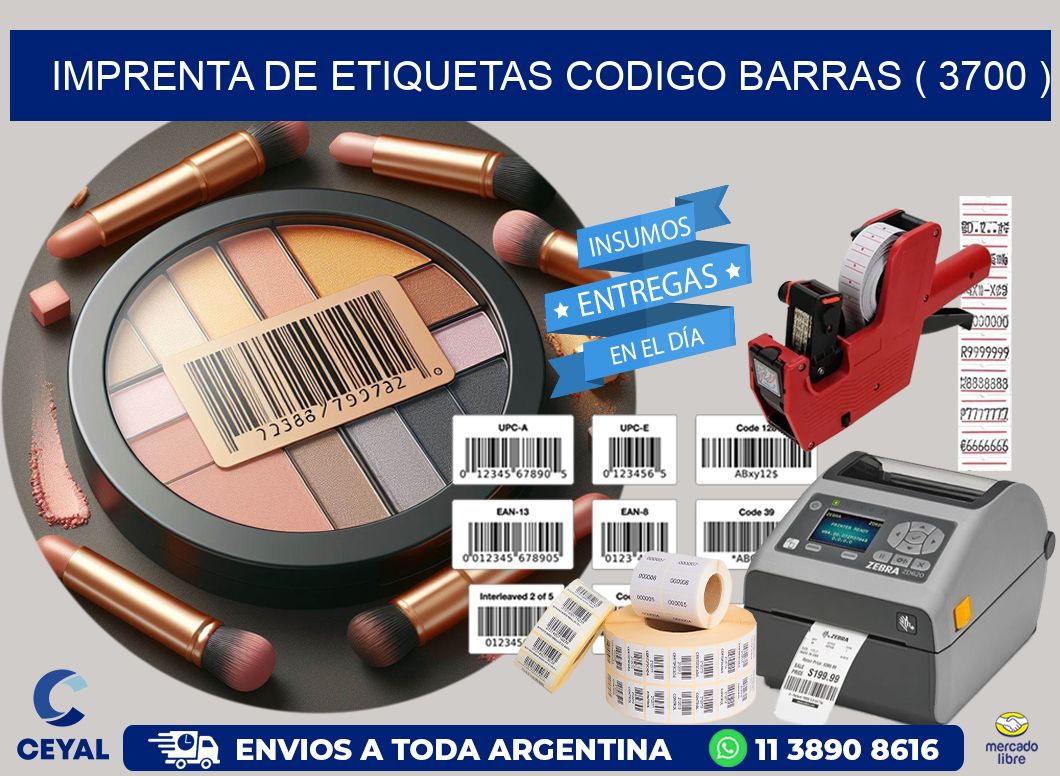 imprenta de etiquetas codigo barras ( 3700 )